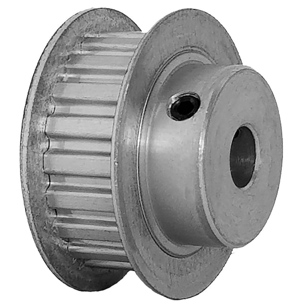 B&B Manufacturing 20XL037-6FA4, Timing Pulley, Aluminum, Clear Anodized, 20XL037-6FA4 - main